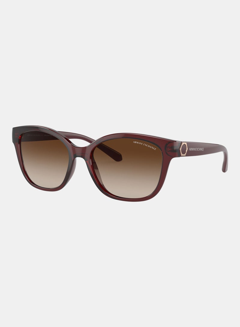 Armani Exchange Full Rim Cat Eye Sunglasses 0AX4127S - Image 2
